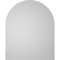 Ekena Millwork Round Top Surface Mount PVC Gable Vent w/ 2"W x 2"P Brickmould Sill Frame, 28"W x 34"H GVPRT28X3403SN - alternate 4